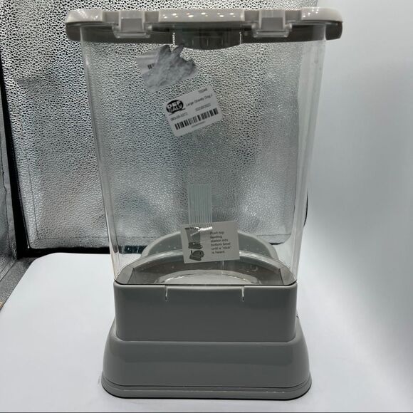 Boots & Barkley Dog Feeder 5 pounds holder dispenser bowl plastic pop lock lid - Picture 3 of 6